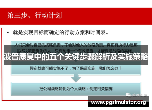 波普康复中的五个关键步骤解析及实施策略